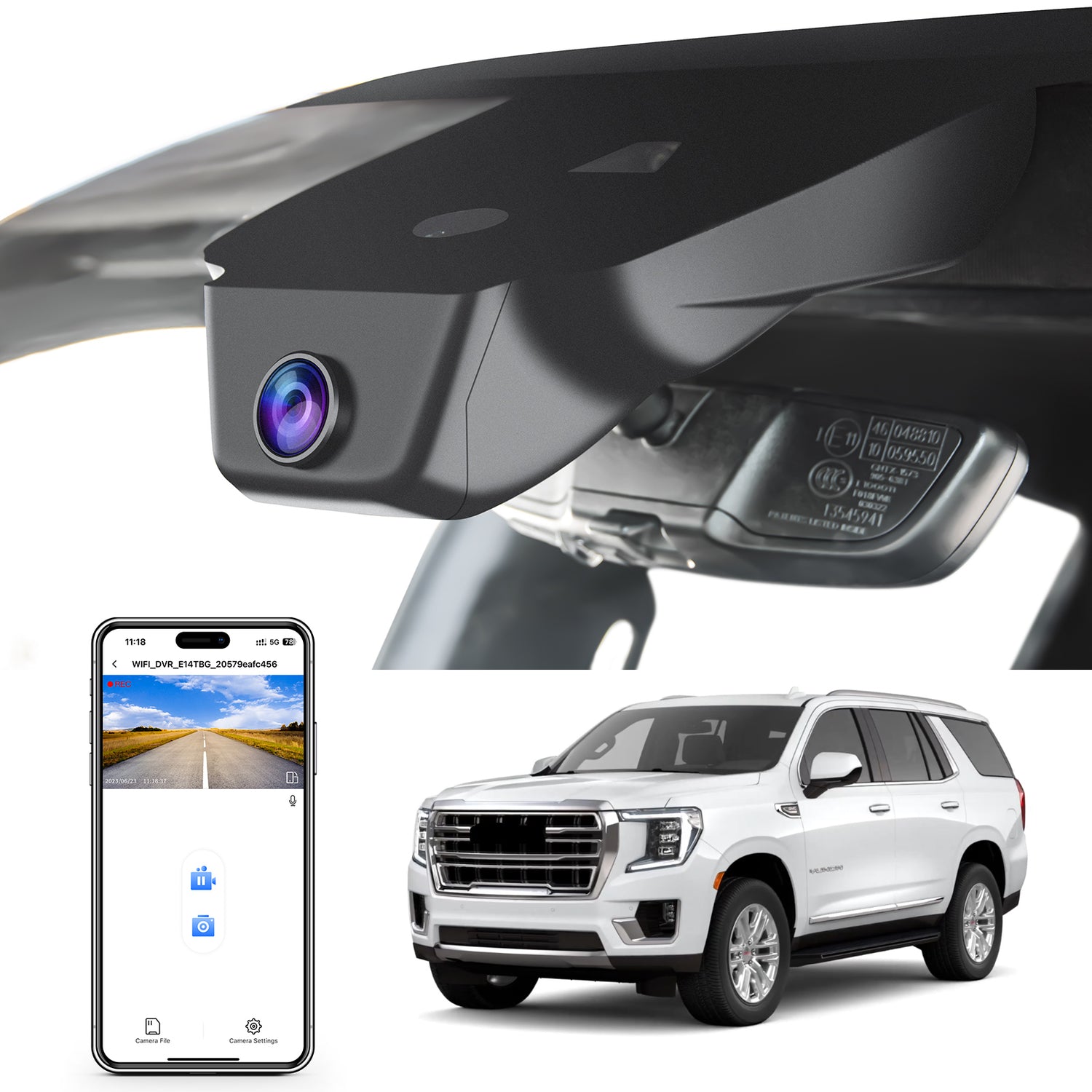 GMC Yukon dash cam 