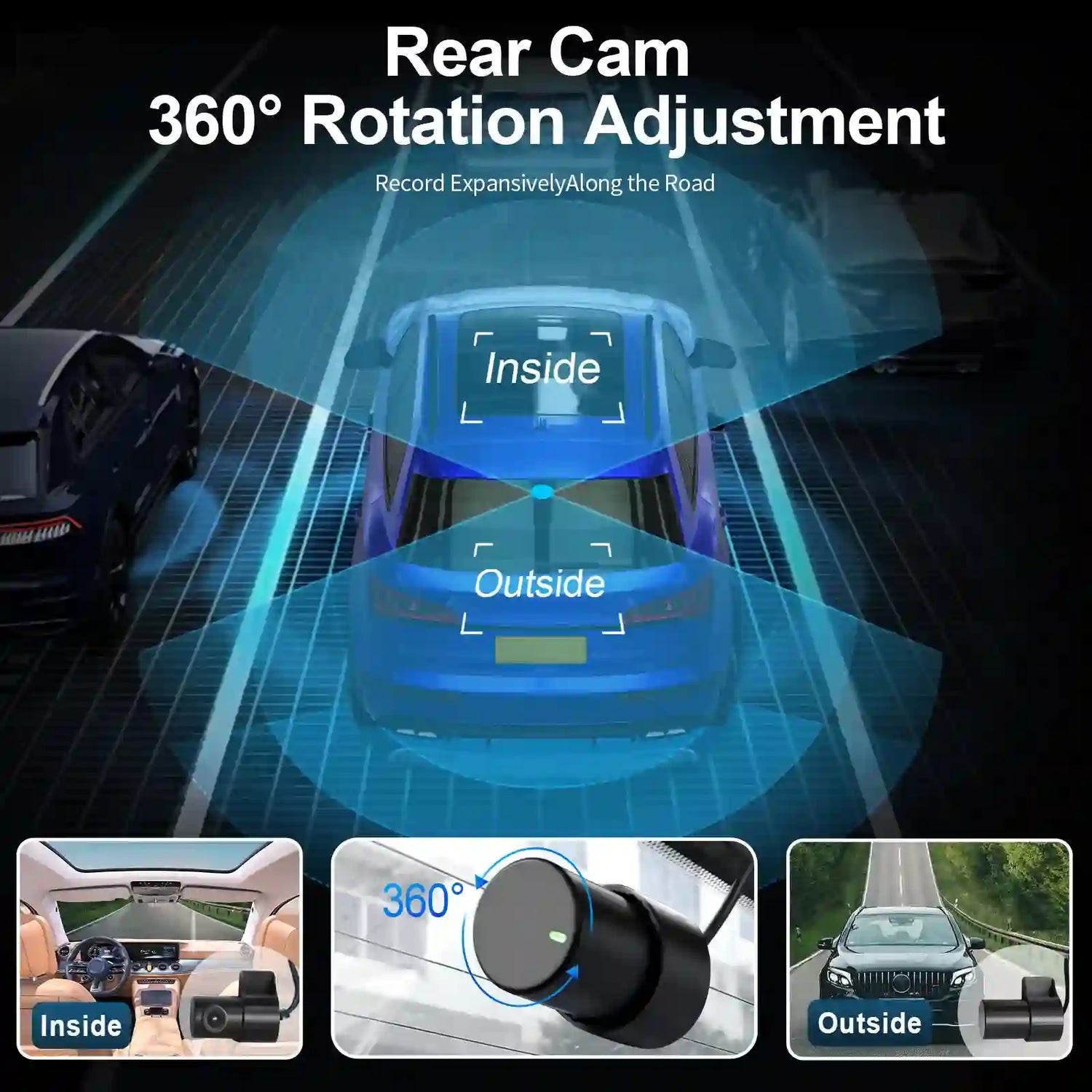 Revolutionizing Road Safety: Rear Cam 360-Degree Rotation Adjustment