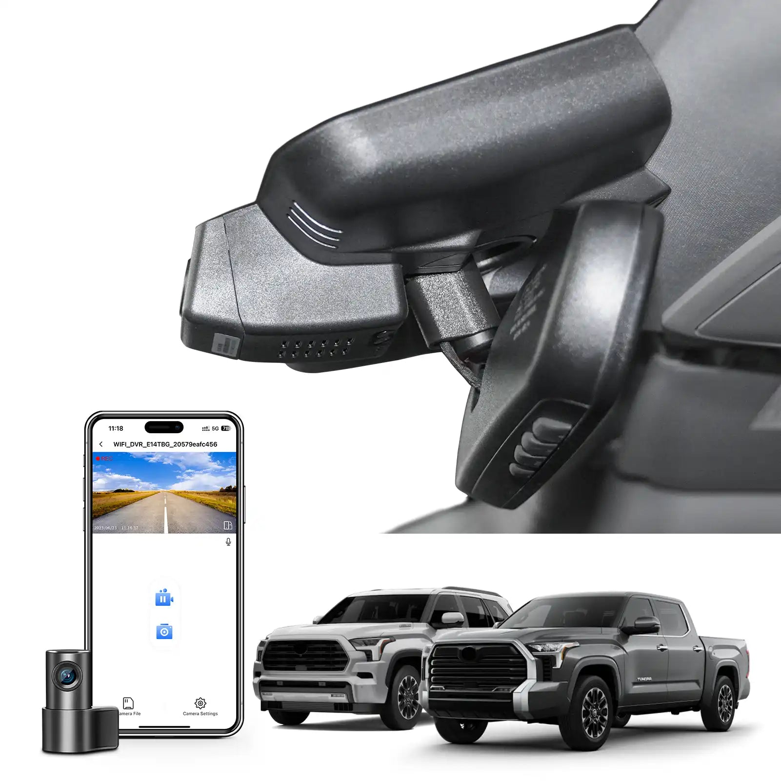 OEM dash cam for Toyota Tundra