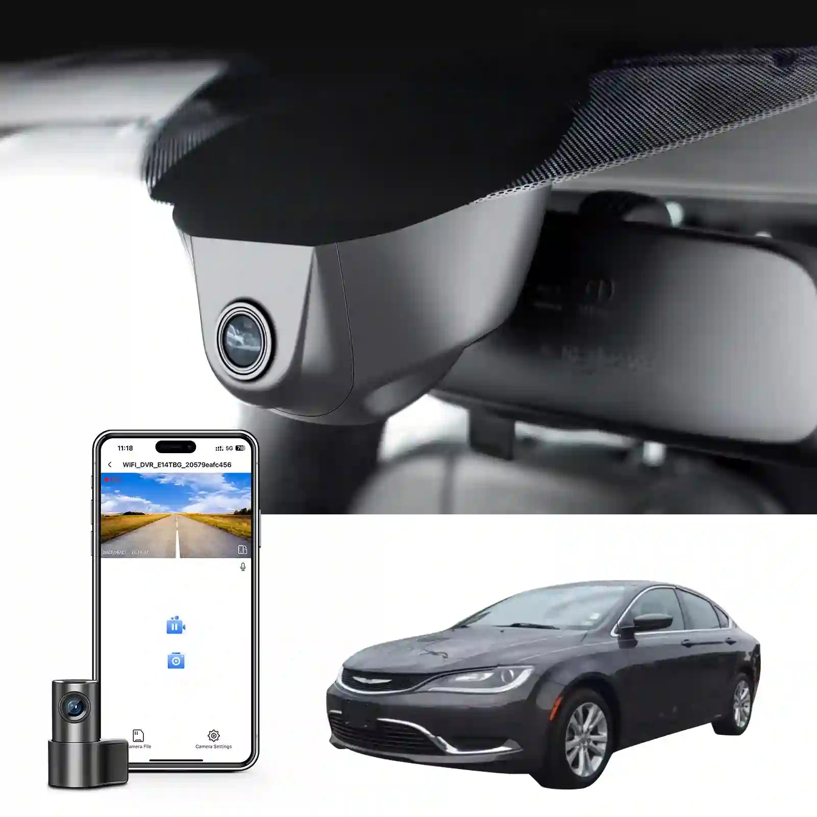 Chrysler 200 mangoal dash camera by mangoal dash cam 