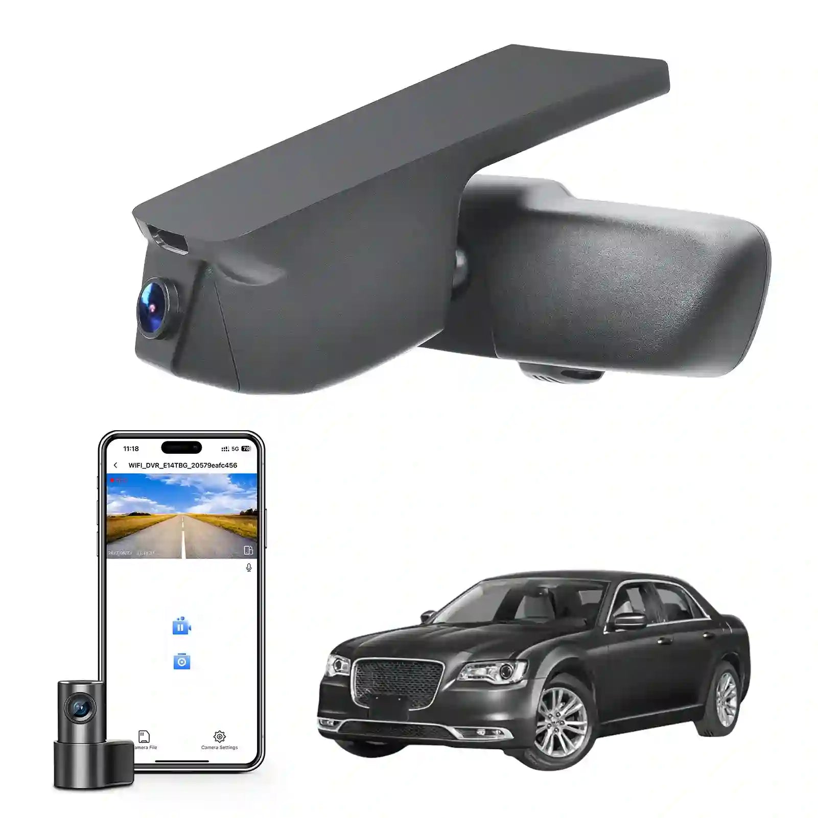 Mangoal Chrysler 300 dash camera 