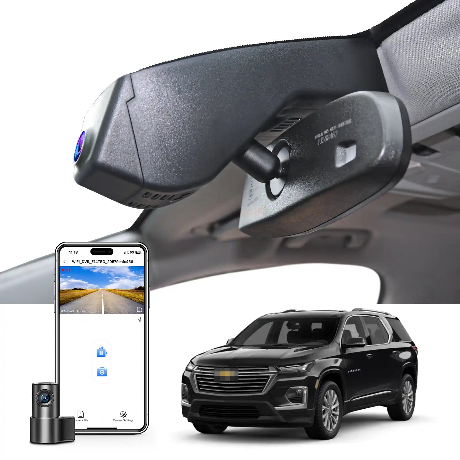 Chevorlet Traverse dash cam 