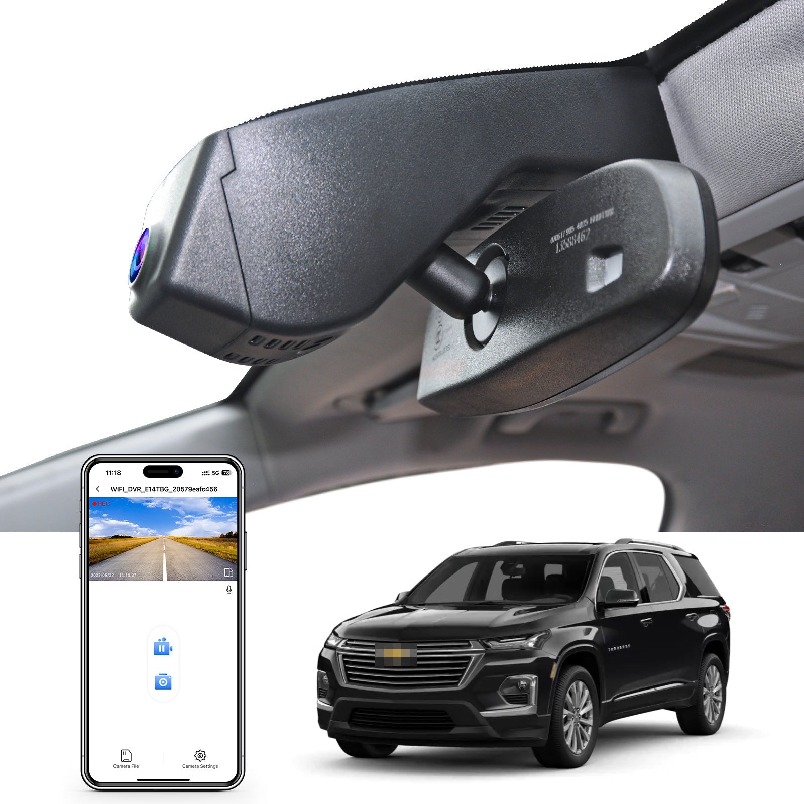 Chevy Traverse dash cam