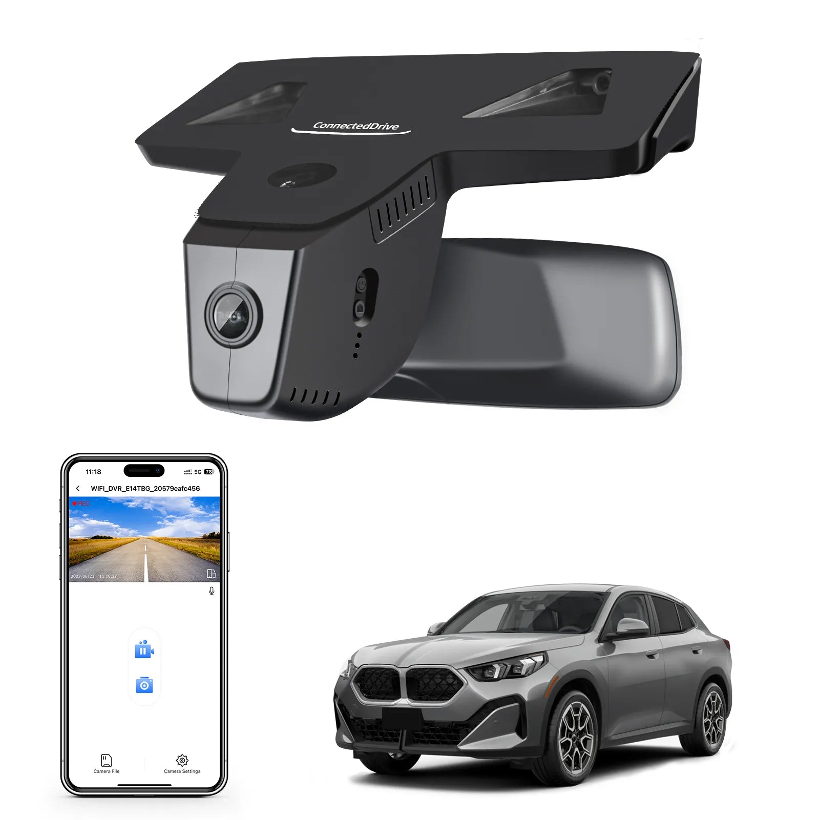 BMW X2 Gen-2 digital dash camera 