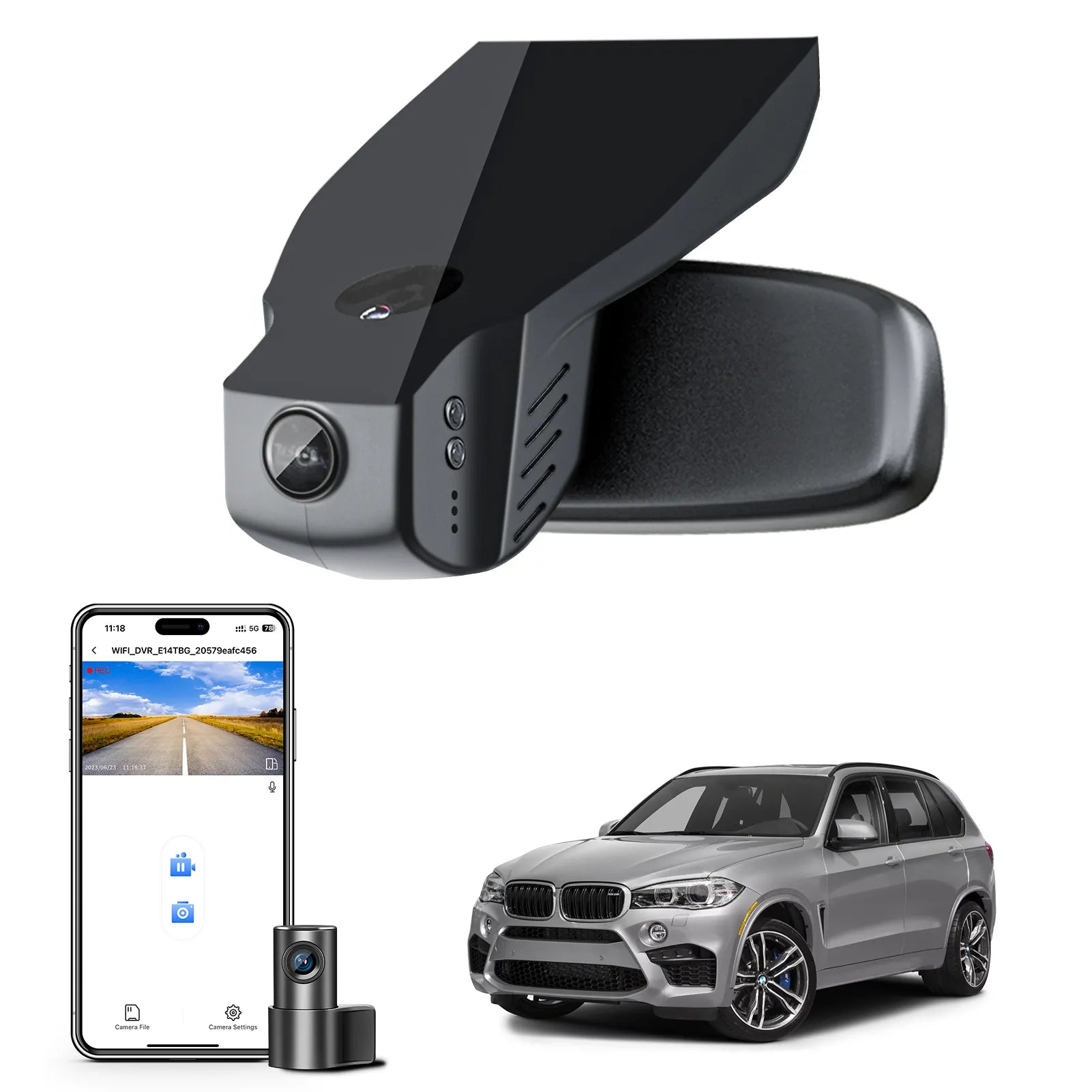 BMW X5 Gen-3 Model-B Dual dash camera 