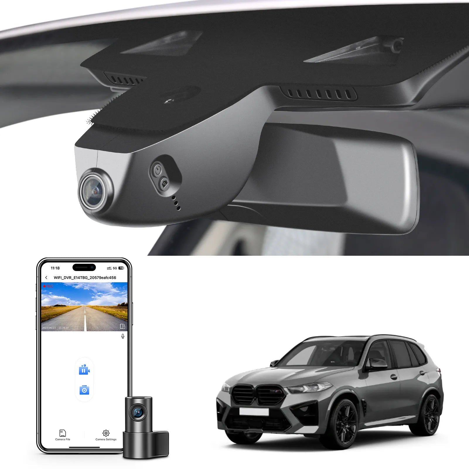 BMW X5 Gen-4 Model-B Dual dash camera 