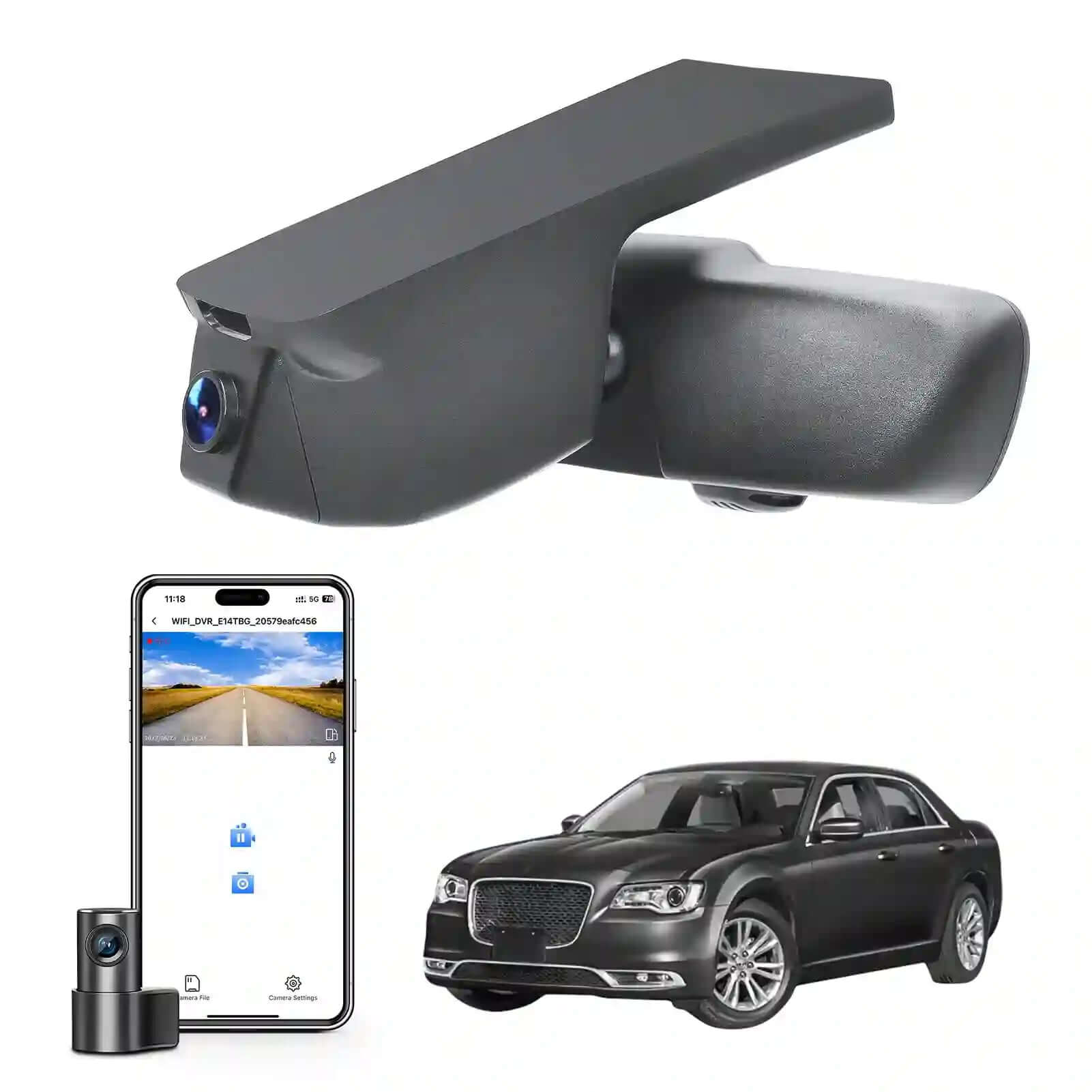 Chrysler 300 Dual dash cam model A