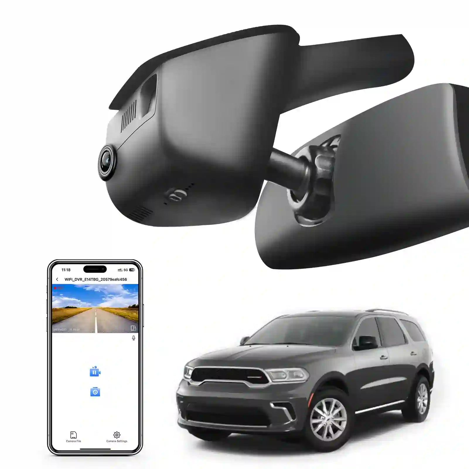 dodge durango OEM look dash camera