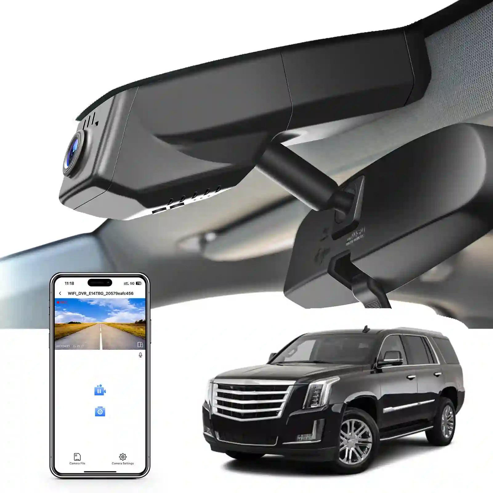 Cadillac Escalade EscalaESV security OEM dash camera 