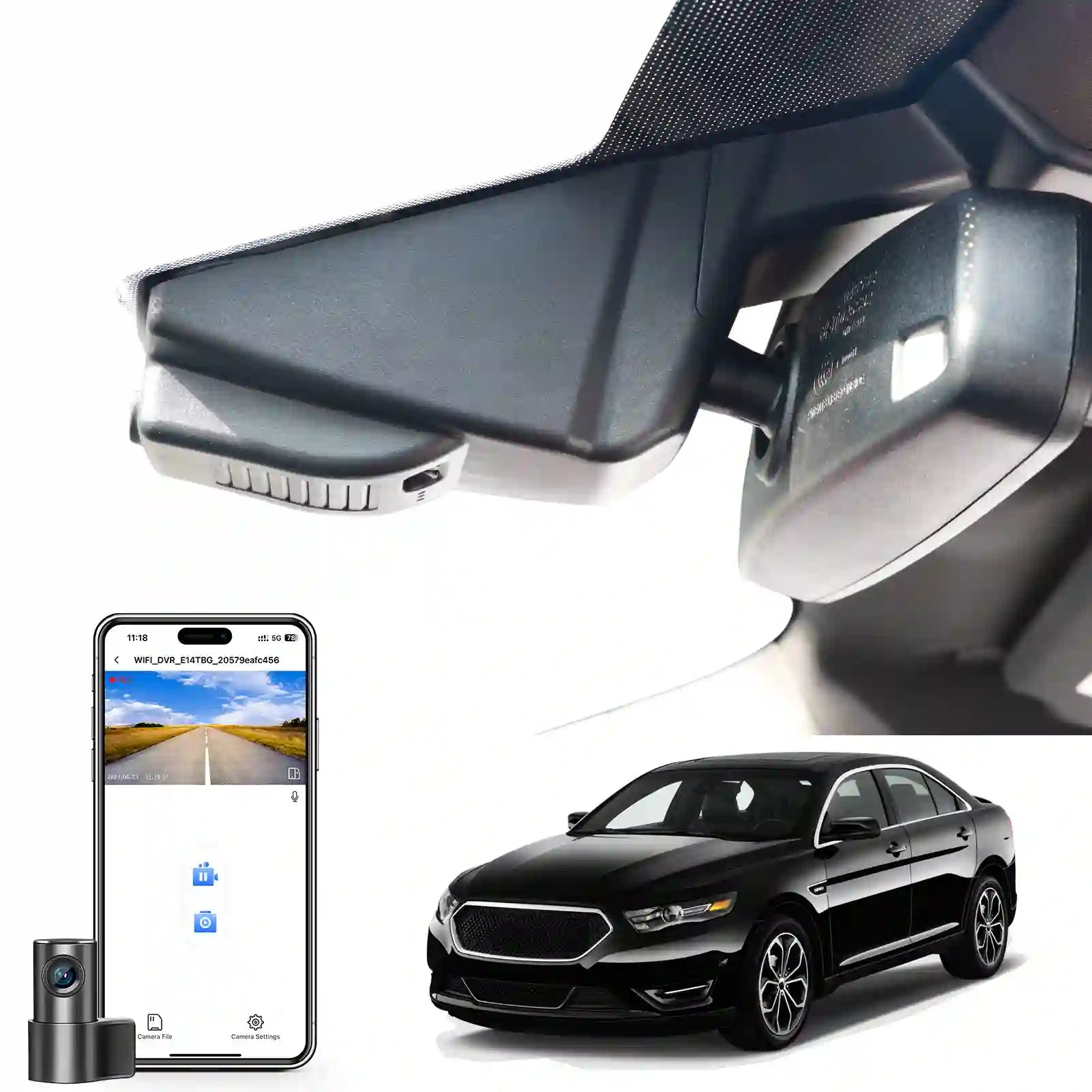 Ford Taurus model B dashcamera