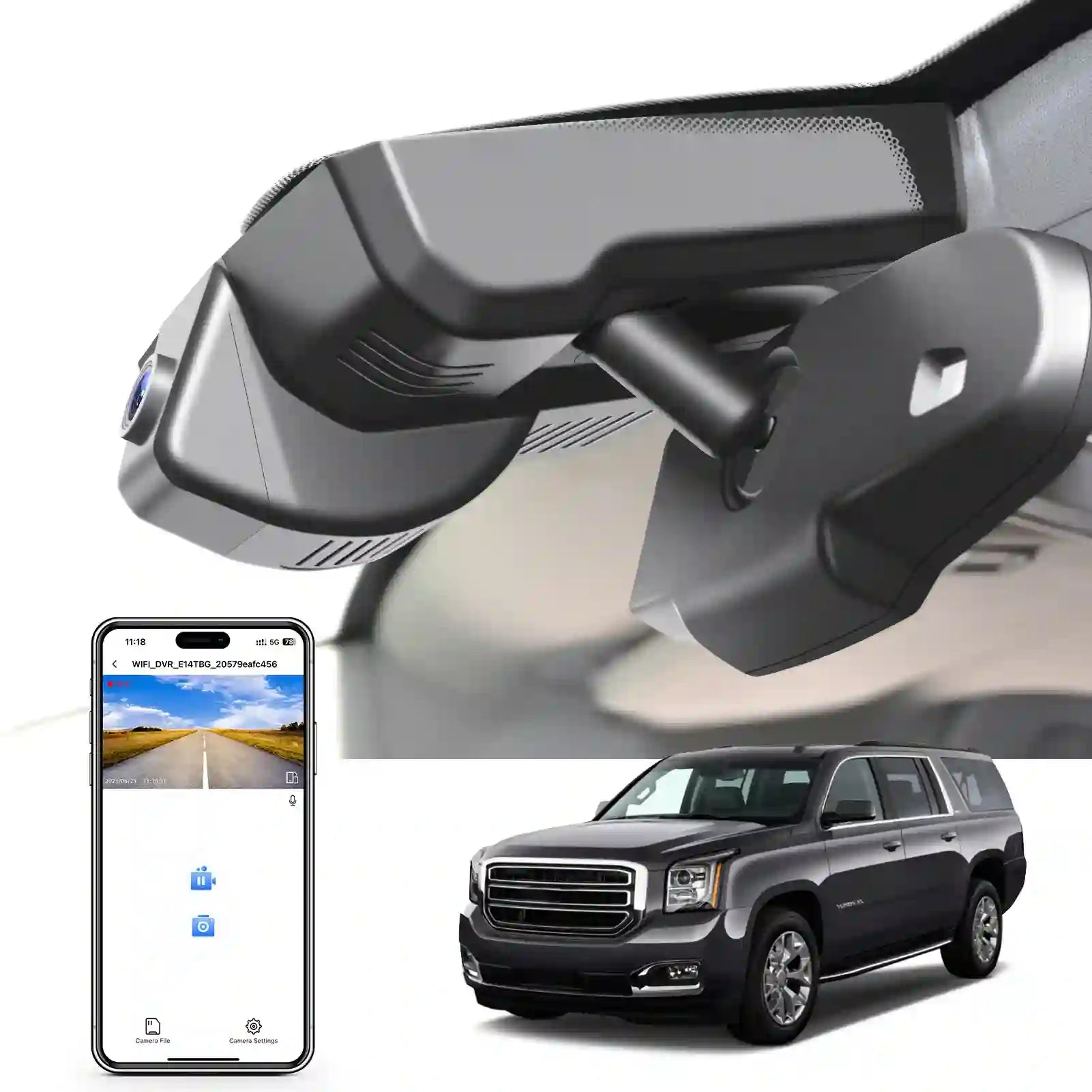 GMC Yukon front dash camera 