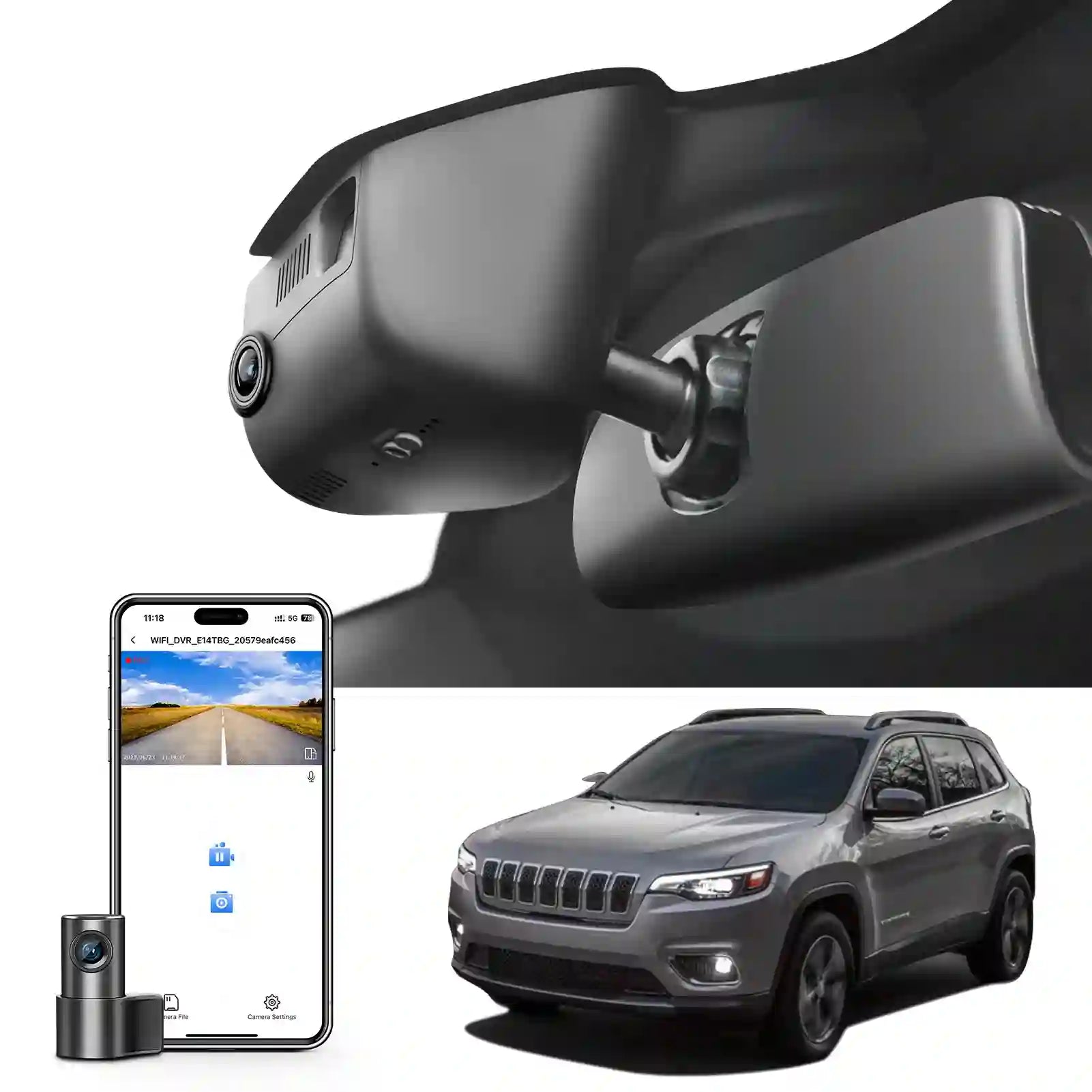 jeep cherokee dash camera installation 