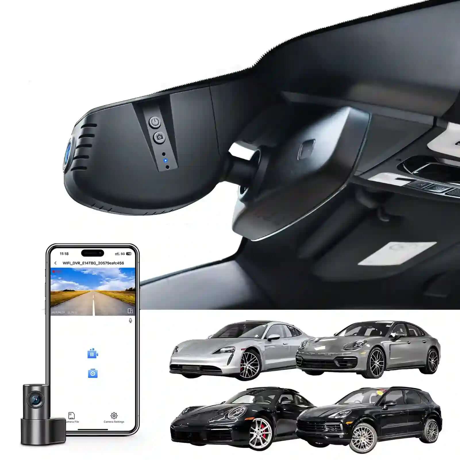 Porche dual dash cam Model A  