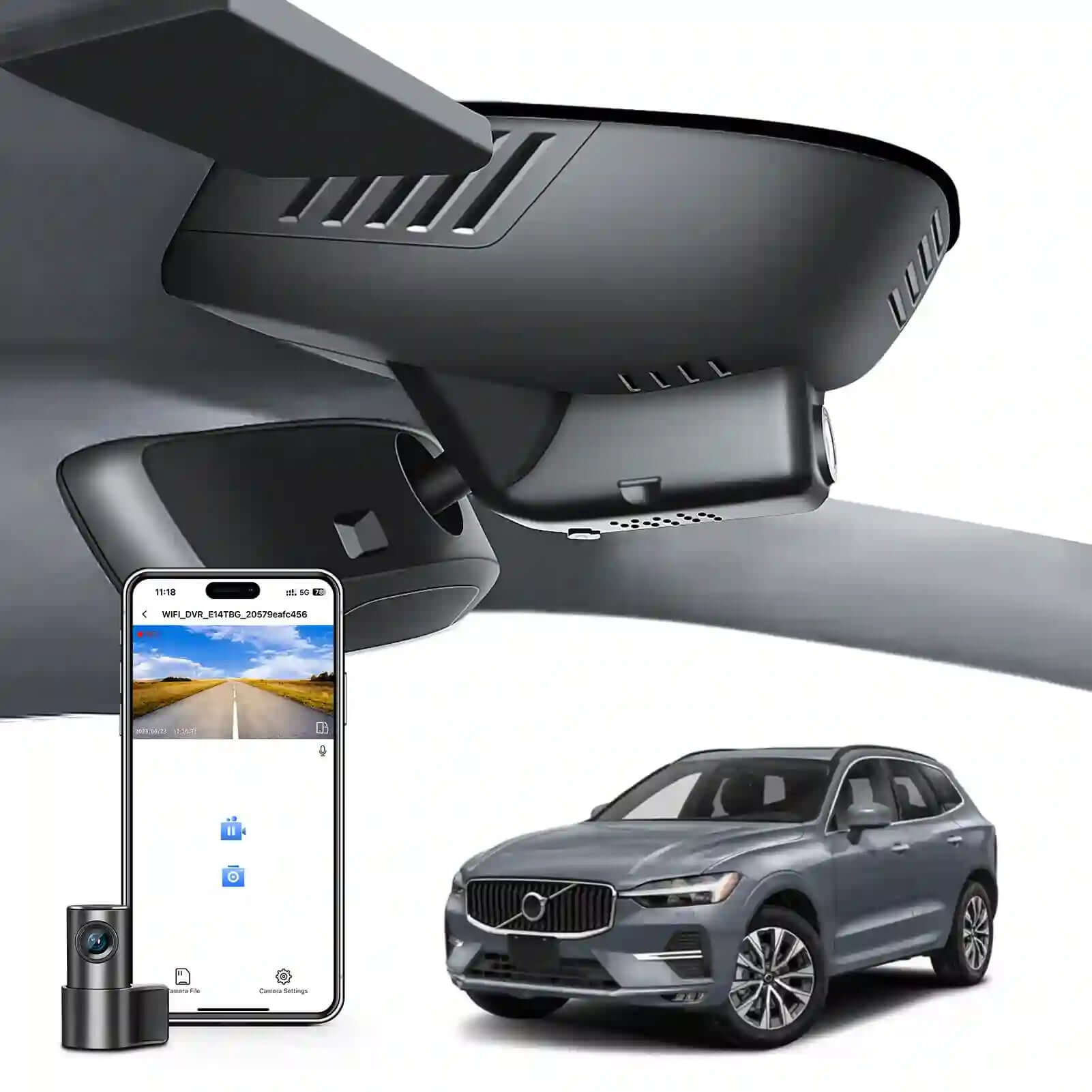 Volvo XC60 4K dual dash cam