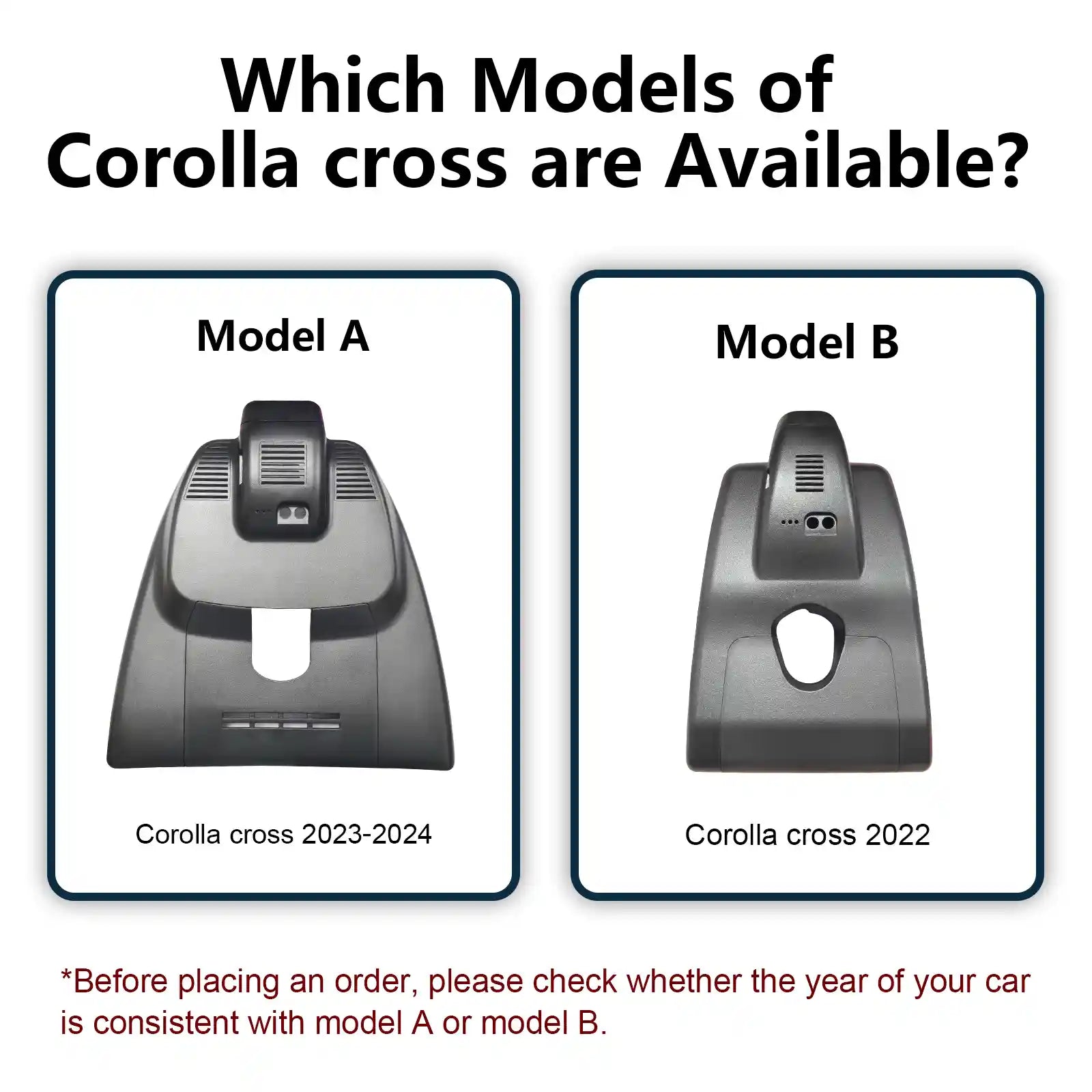 Mangoal 4K Dash Cam Custom fit for Toyota Corolla Cross 2023 2024 (Model A), LE L XLE, OEM Factory Look, 2160P UHD Video, Built-in WiFi & APP, Loop Recording, G-Sensor, Easy to Use,128GB Card