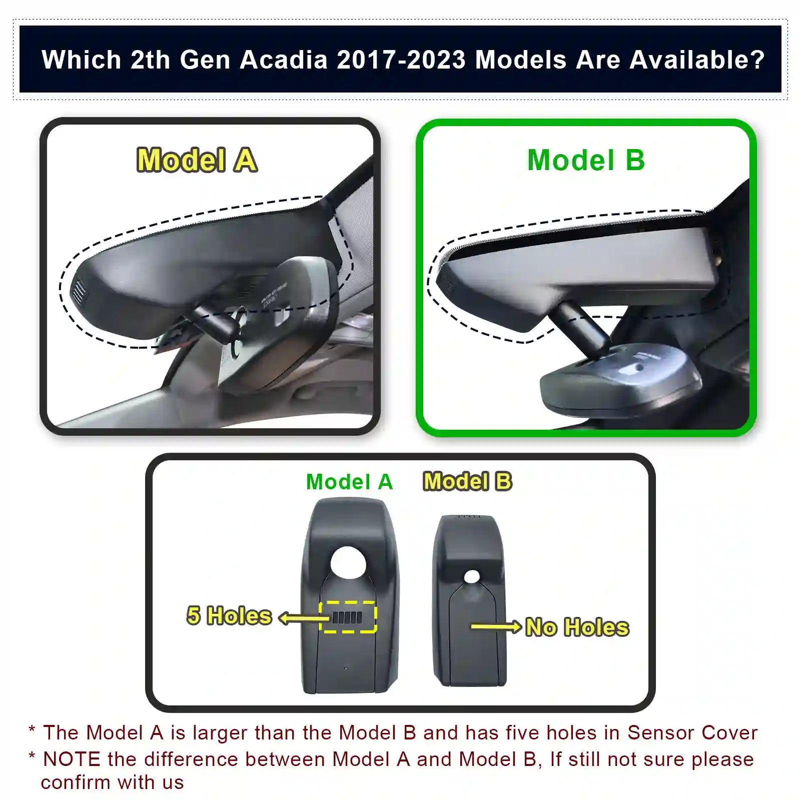 Acadia 2nd Gen mangoal OEM dash camera 