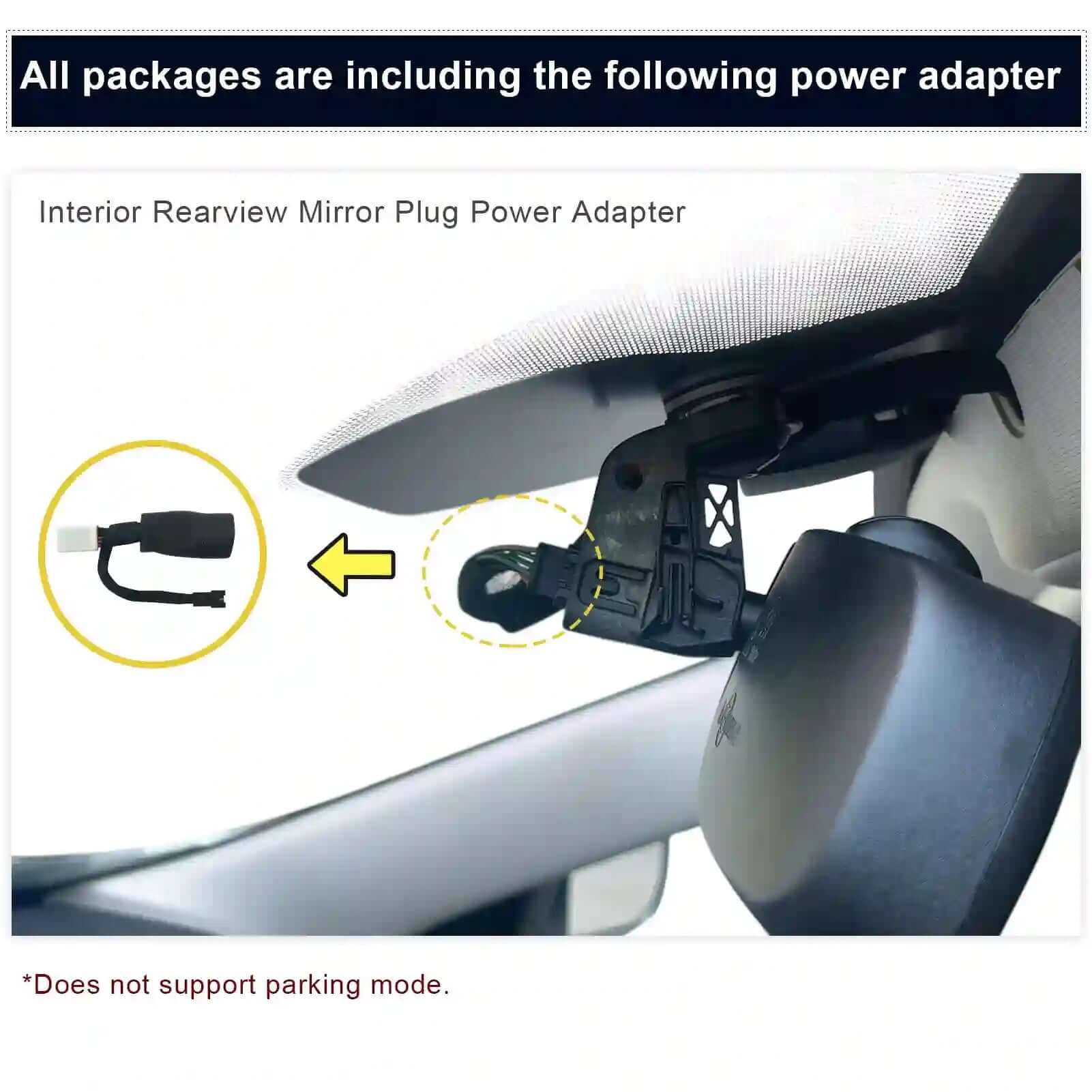 Chrysler dash cam adapter 