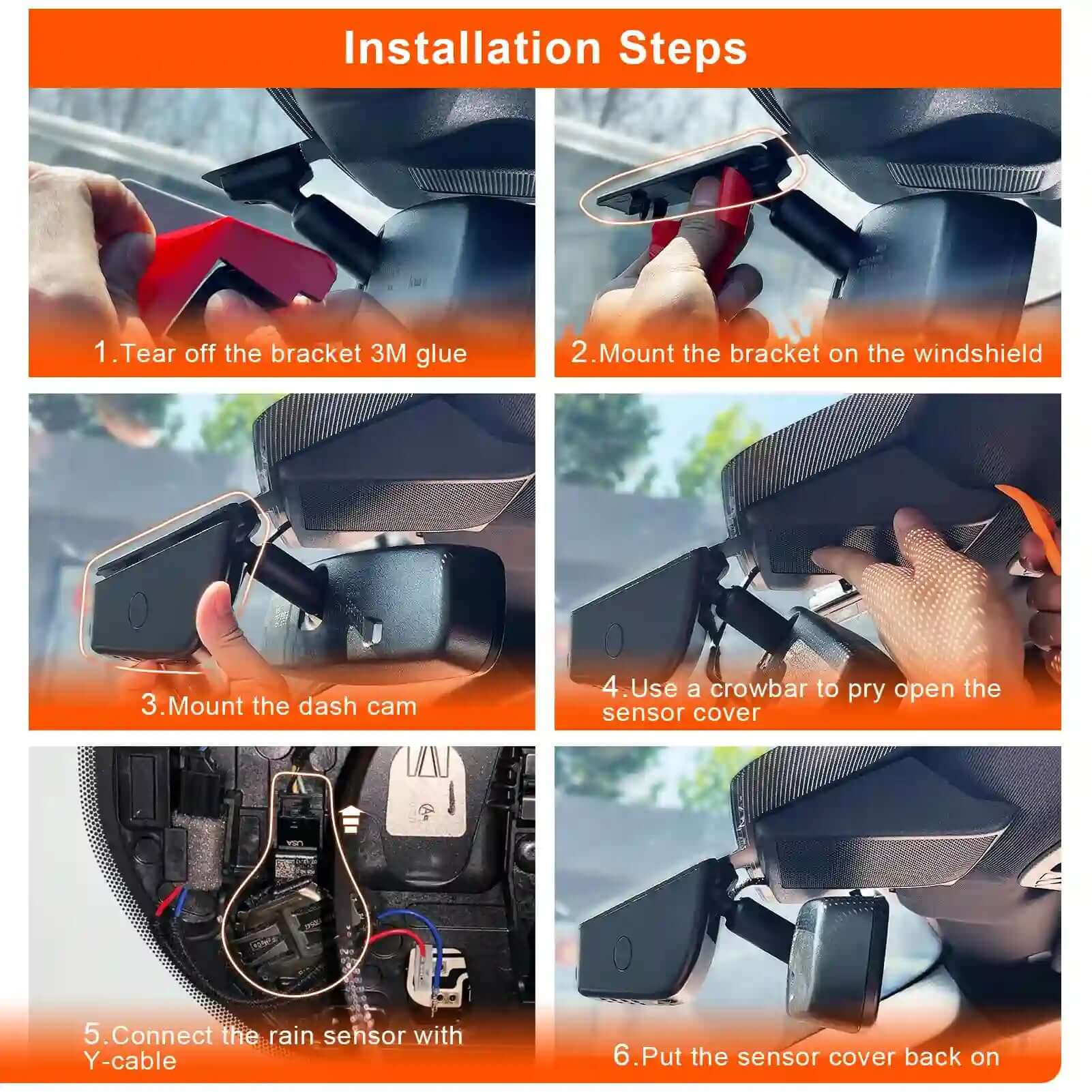 ford escape dual dash cam installation steps 