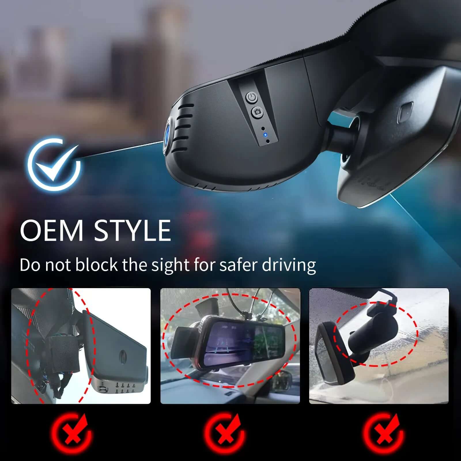 Porche dash cam Model A  OEM style 