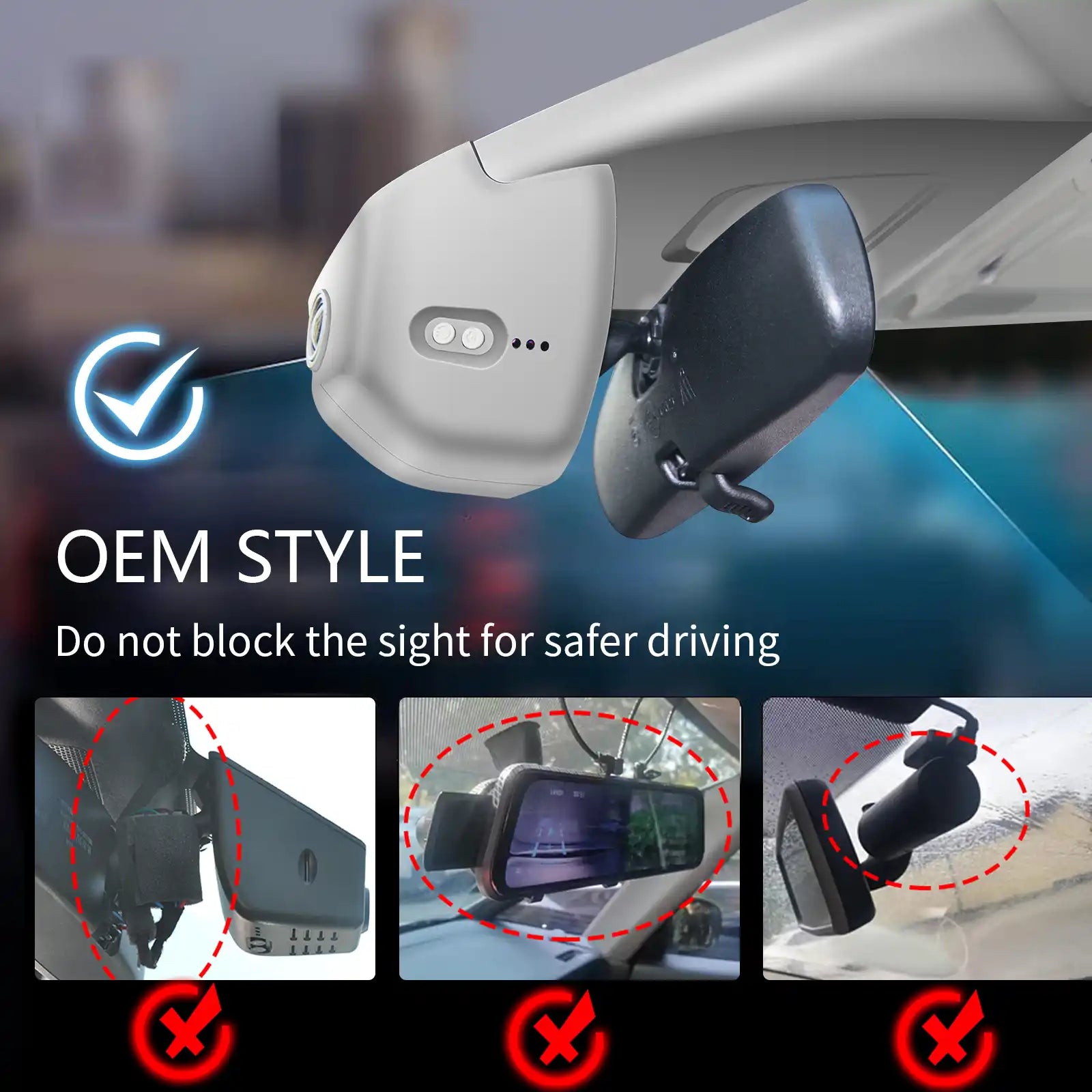 Honda Civic OEM style dash cam