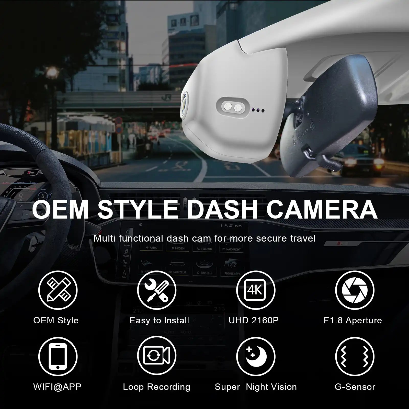 Honda Civic OEM style dash cam
