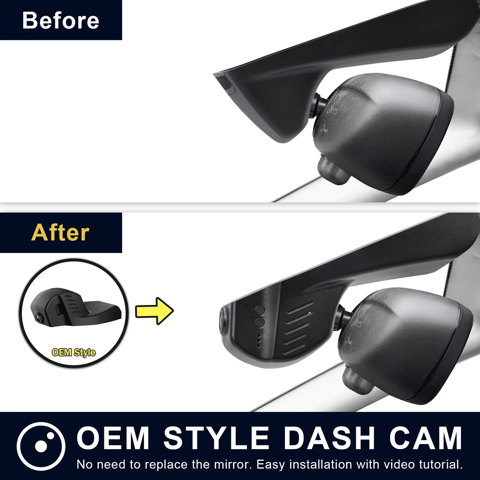 BMW X2 Gen 1 Model B OEM style dash cam 