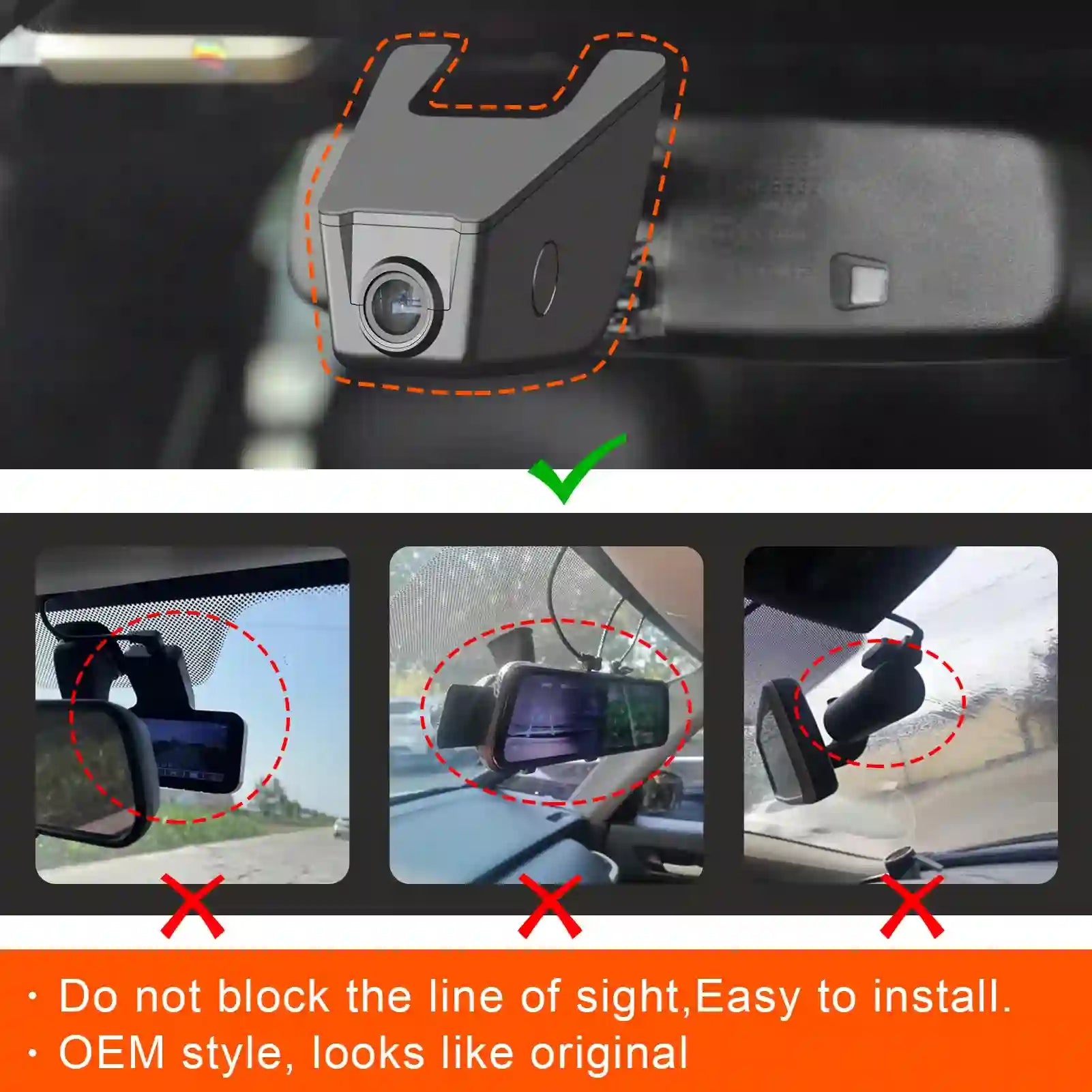 Front 4K & Rear 1080p Dash Cam fit for Chevy Silverado Select 1500 2014-2021; Select 2500/3500 2015-2023 (Model E), 2160P Video, WiFi & APP, 128GB Card