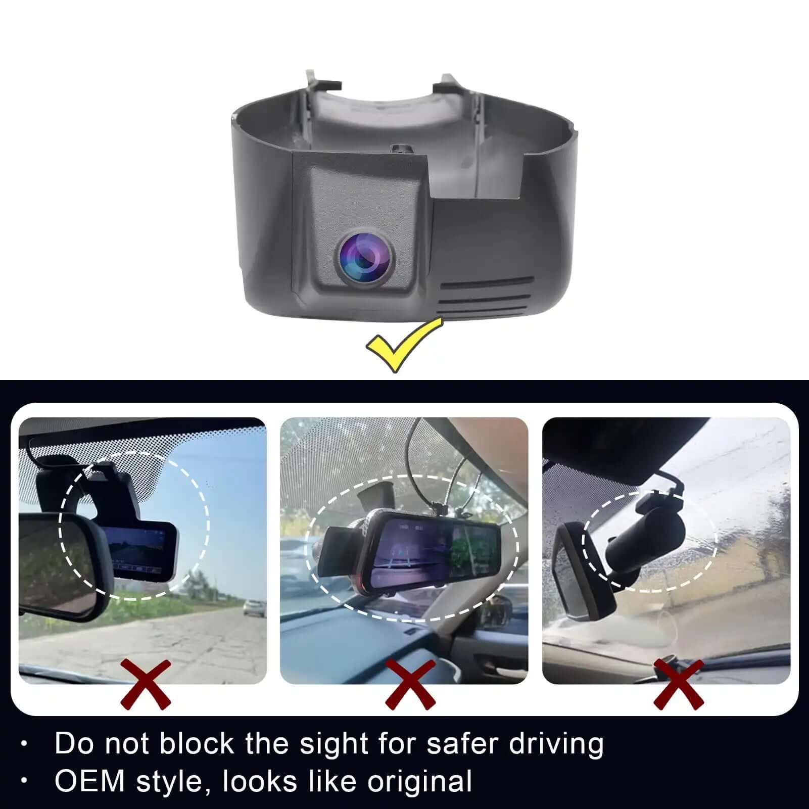 Ram truck OEM style dash camera 