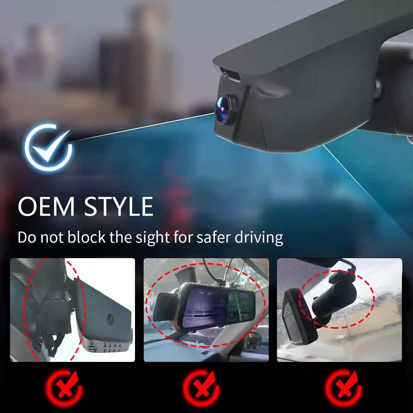 dodge charger OEM style dash cam 