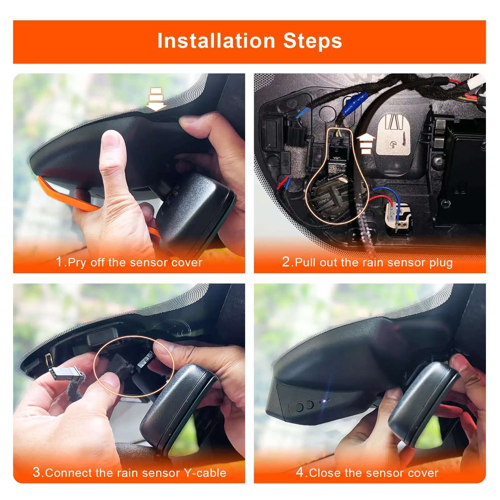 Ford Mustang OEM dash cam installation steps 