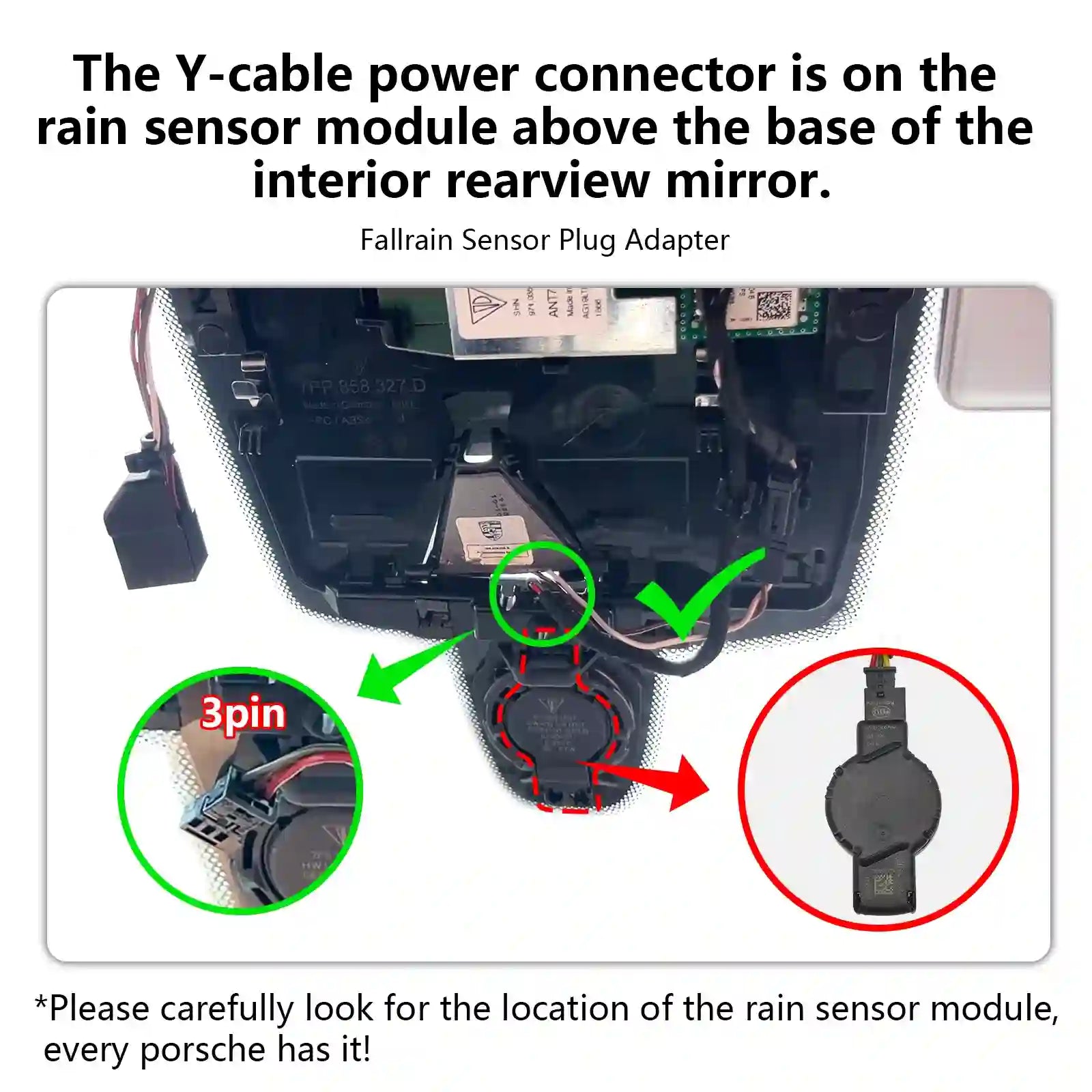 Porsche Y-Cable Power Connector