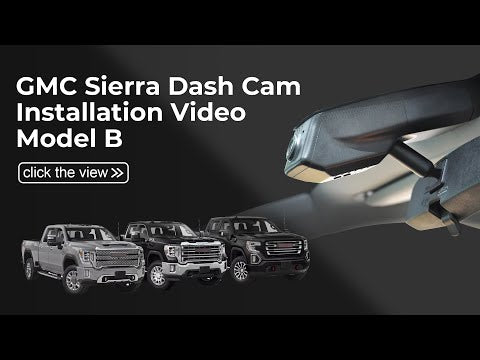 GMC Sierra dash cam installation 