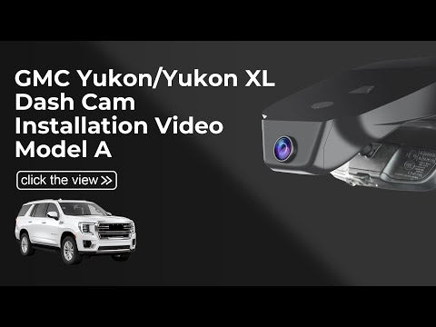 GMC Yukon dash cam installation method