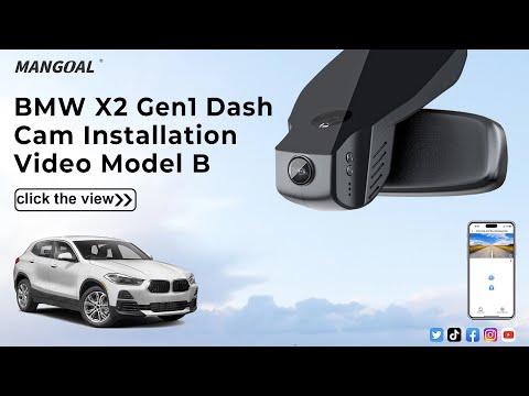 BMW X2 Gen-1 Model-B dash camera Installation 