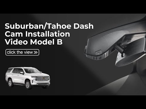 Chevy Suburban dash cam Installation 
