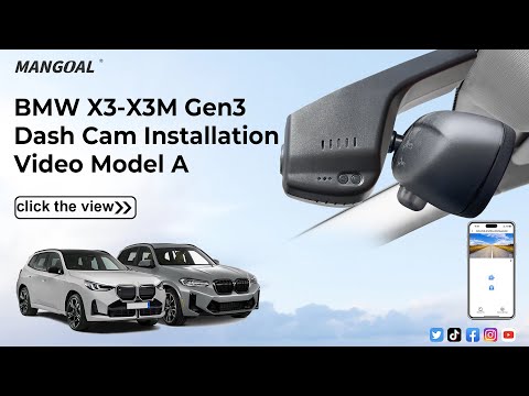 BMW X3 Gen-3 Dash camera Installation 