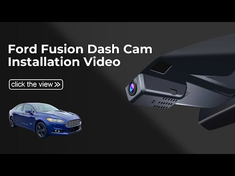 Ford Fusion dash cam installation 