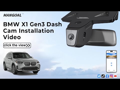 BMW X1 dash camera Installation 