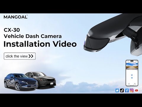 Mazda CX-30 dash camera Installation 