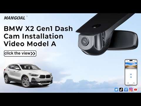 BMW X2 Gen-1 Model-A dash camera Installation 