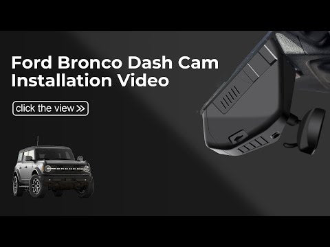 Ford Boronco dash camera Installation 