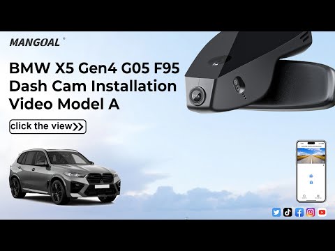 BMW x5 Gen-4 dash camera Installation 