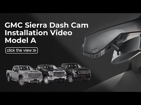 GMC Sierra dash cam installation 