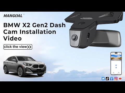 BMW X2 dash camera Installation 