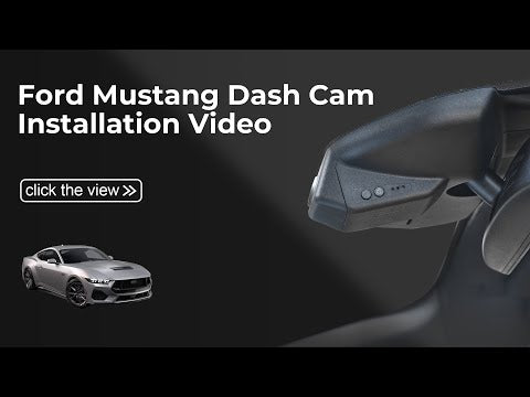 Ford Mustang S550 dash cam installation 